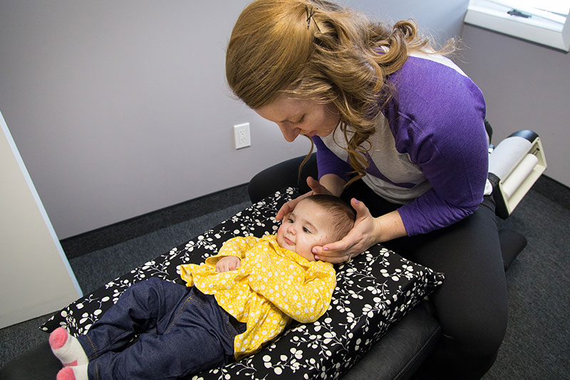 Infant with Chiropractor in Rochester NY