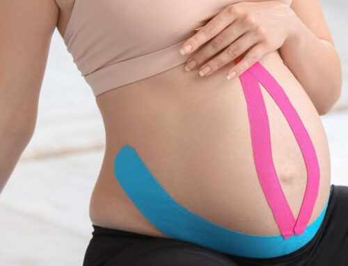 Pregnancy Support With Kinesiology Tape